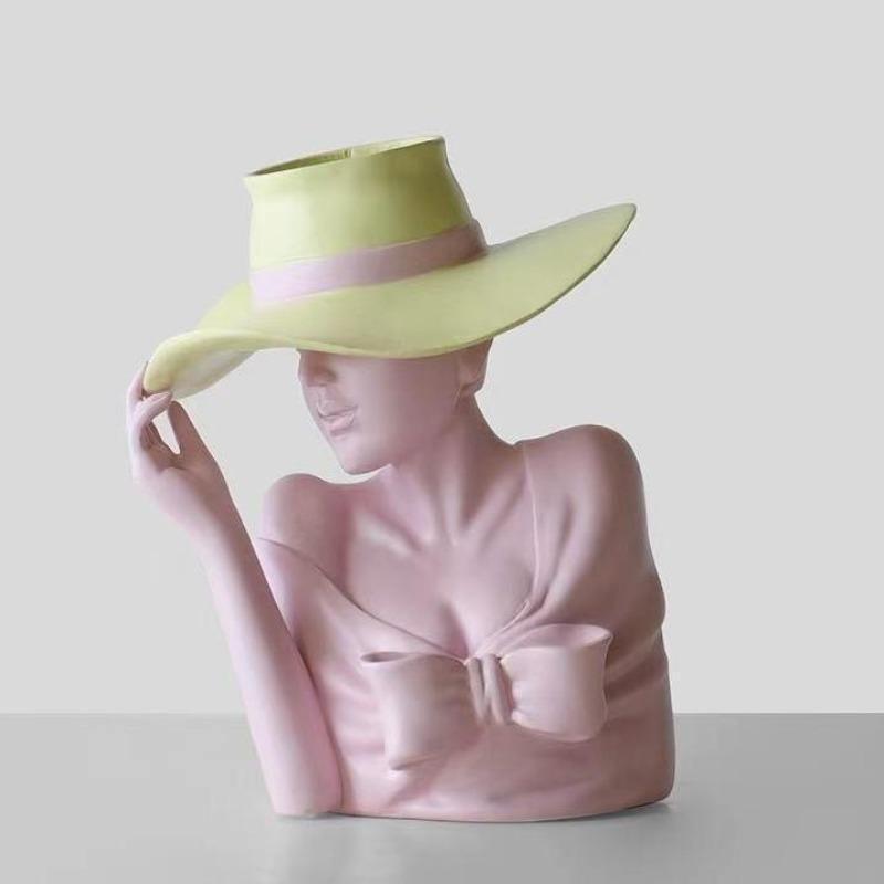 Lady Hat Vase