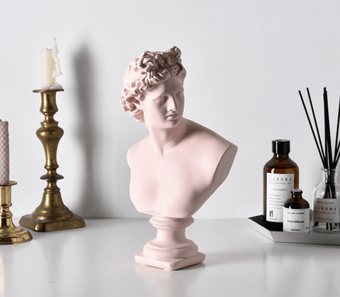 Classic Greek Bust Statuette