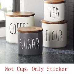 Kitchen Canister Stickers