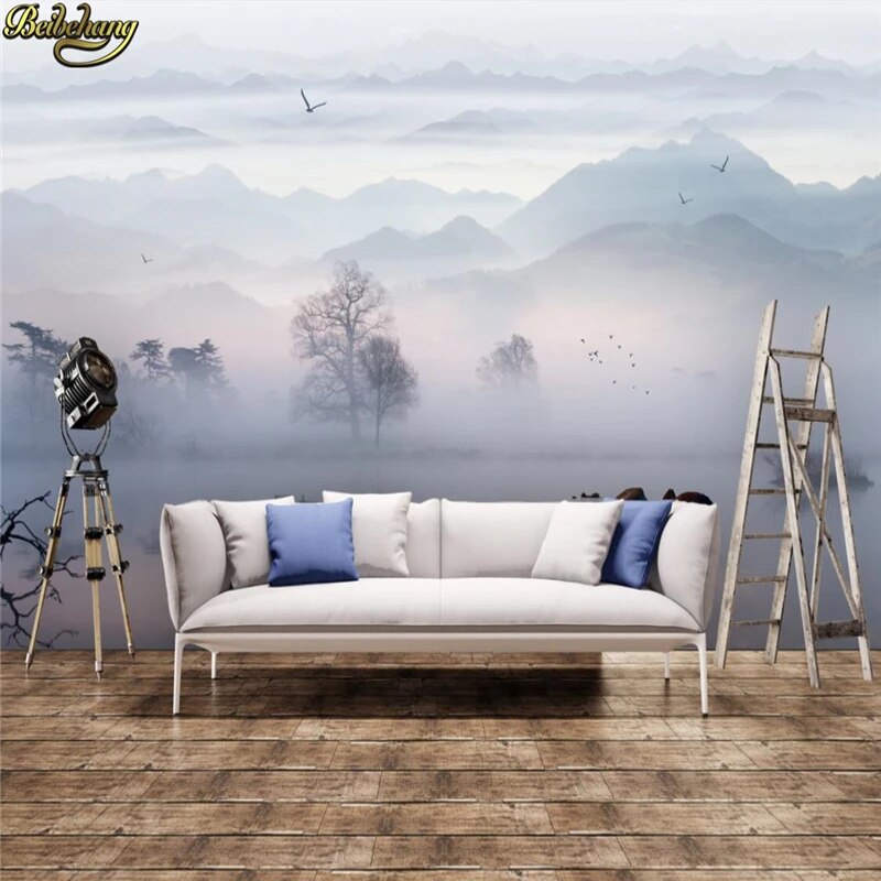 Custom Ink painting landscape wallpaper