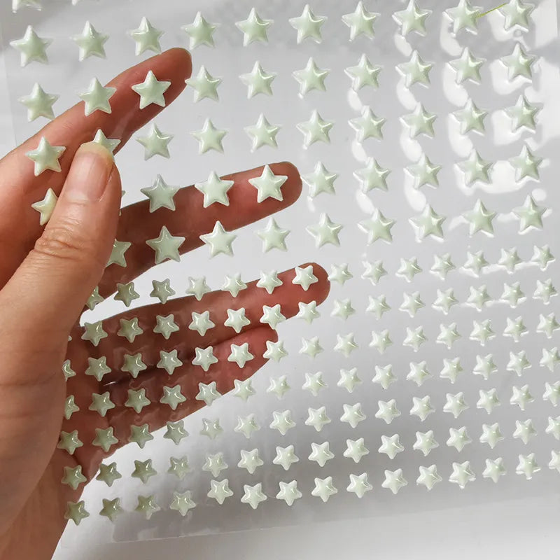 3D Stars Dots Wall Sticker