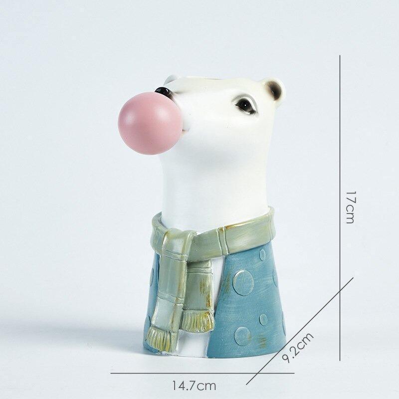 Bubblegum Animal Vase