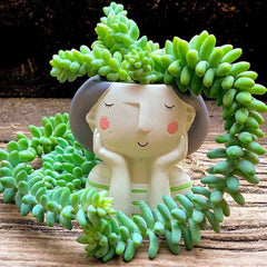 Cheerful Plant Mom Planter