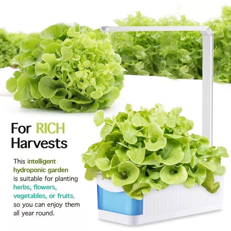 Indoor Herb Garden Hydroponic LED Planter Kit