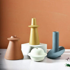 Astro Morandi Ceramic Vase Accents