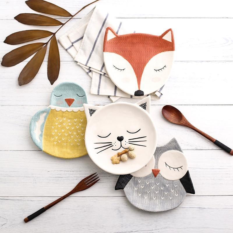 Animal Ceramic Plates