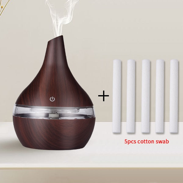 Wood Ultrasonic Air Humidifier