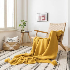 Tabitha Knitted Throw Blankets