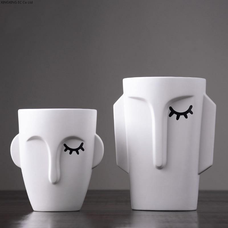 Abstract Face Vases