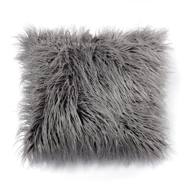 Soft Fur Plush Cushion Cover