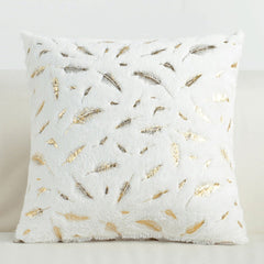 Fashion Feather Fur Decorative Cushion Cover