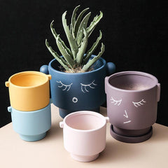 DIY Doodle Ceramic Planters