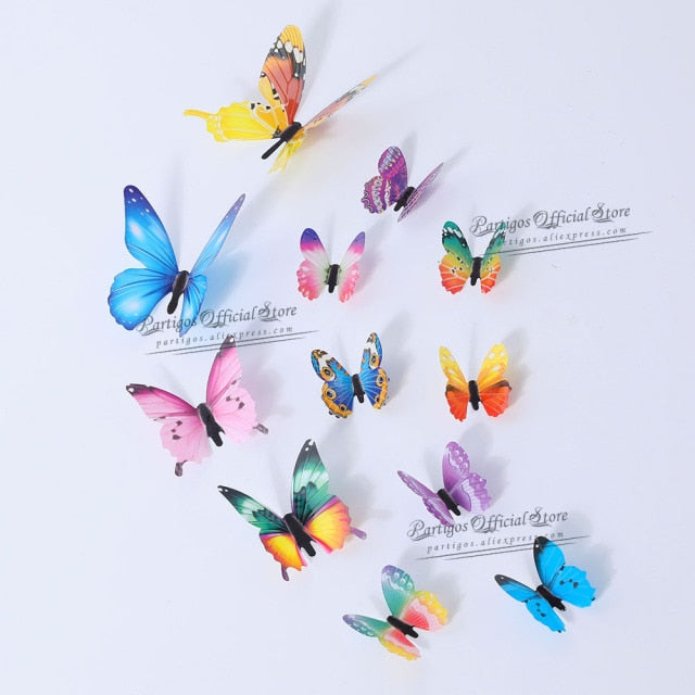 Hollow Butterfly Wall Sticker DIY Home Decoration