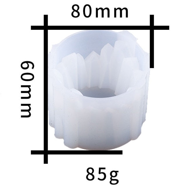 2021 DIY Resin Mold Candle Holder Silicone