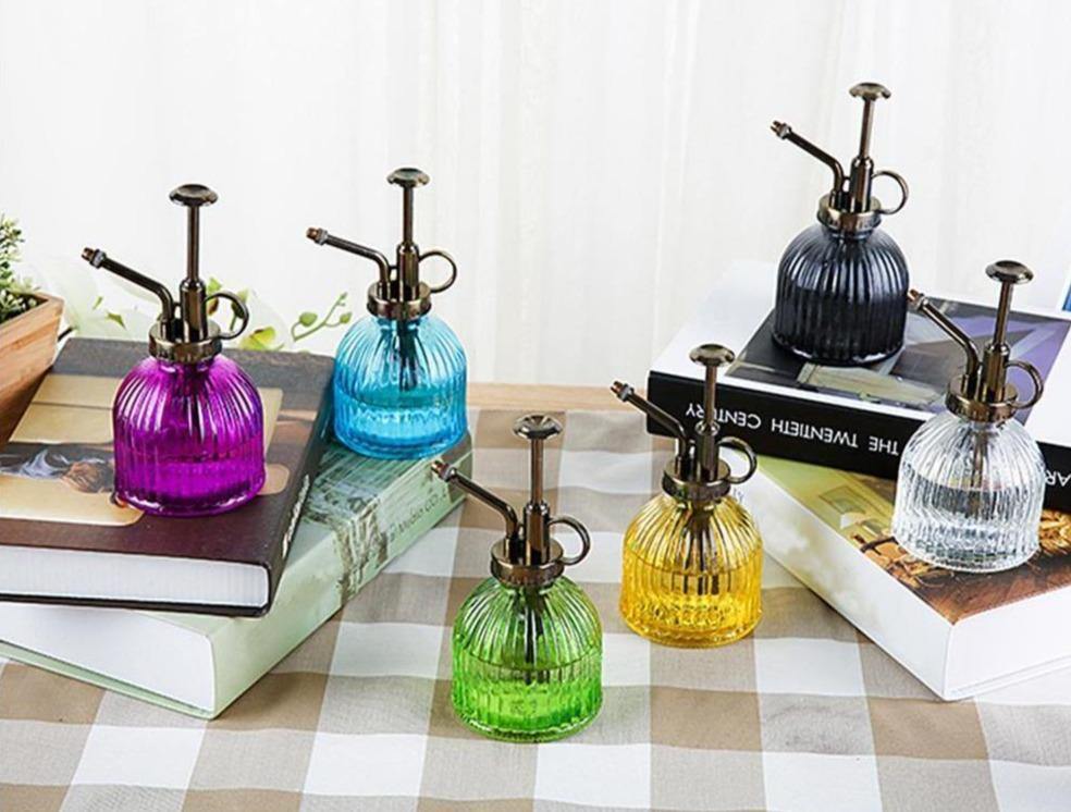 Colored Glass Plant Mister Spray Bottle