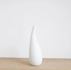 Water Drop White Porcelain Vase H: 19cm | Sage & Sill