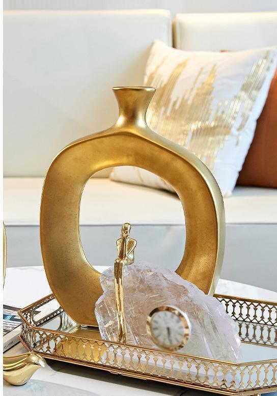 Sophia Gold Hollow Vases